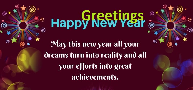Happy New Year- greeting