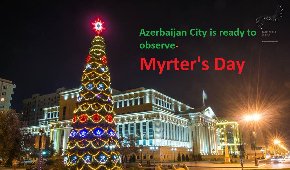 Myrter's day in Azerbaijan