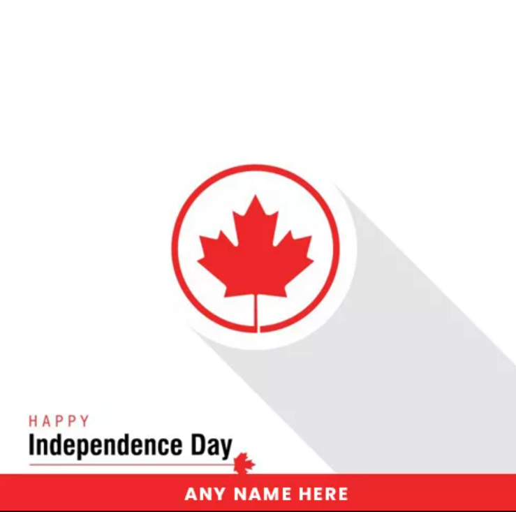 Happy Canada Day banner