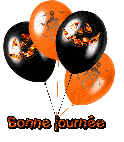 Happy Halloween Bonne Journee animated Gifs