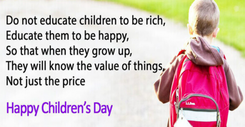 Childrens day Wishes to my Son