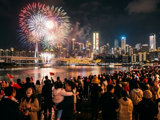 Nat Day: The Ultimate Guide to National Days & Worldwide Celebrations 3 Nat Day celebration with fireworks over city skyline (AI Generated Image)